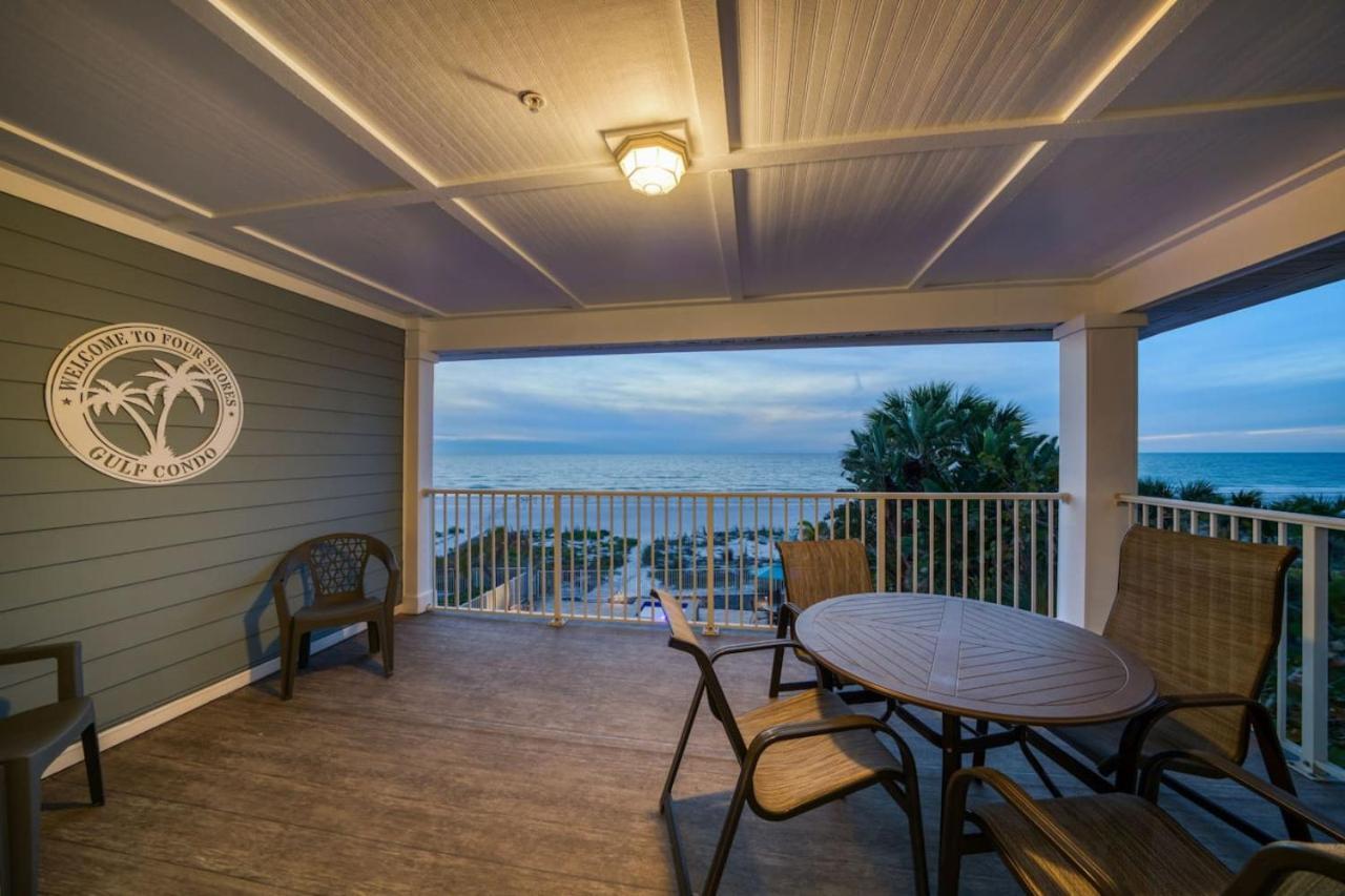 Four Shores Unit 3 Gulf Condo Direct Gulf With Pool And Spa Clearwater Beach Exterior photo